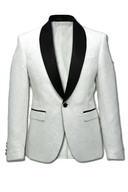 Leonardo Brocade Dinner Jacket Ivory