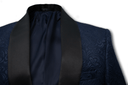 Leonardo Brocade Dinner Jacket Navy
