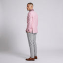 Quinn Mens Jacket Pink (56) | Same as first image, but have the model standing side on or at an alternative angle towards the camera.