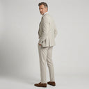 Stallone Plain Weave Stretch Jacket Sand | Same as first image, but have the model standing side on or at an alternative angle towards the camera.