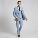 Stallone Plain Weave Stretch Jacket Sky | Same again, but the model is now standing in a completely different pose.