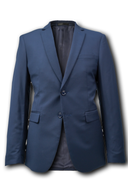 James Fine Twill Plain Jacket Blue