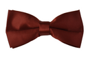 Satin Bow Tie Rust