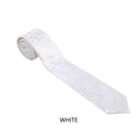 Boys Paisley Tie White