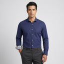 YF Shirts AUBERGINE | Man wearing this shirt. Do not copy the face of the visual reference.