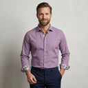 YF Shirts LILAC | Man wearing this shirt. Do not copy the face of the visual reference.