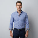 YF Shirts SKY | Man wearing this shirt. Do not copy the face of the visual reference.