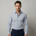 YS Long Sleeve Shirt | Man wearing this shirt. Do not copy the face of the visual reference.