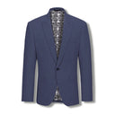 Stallone Plain Weave Stretch Suit Navy