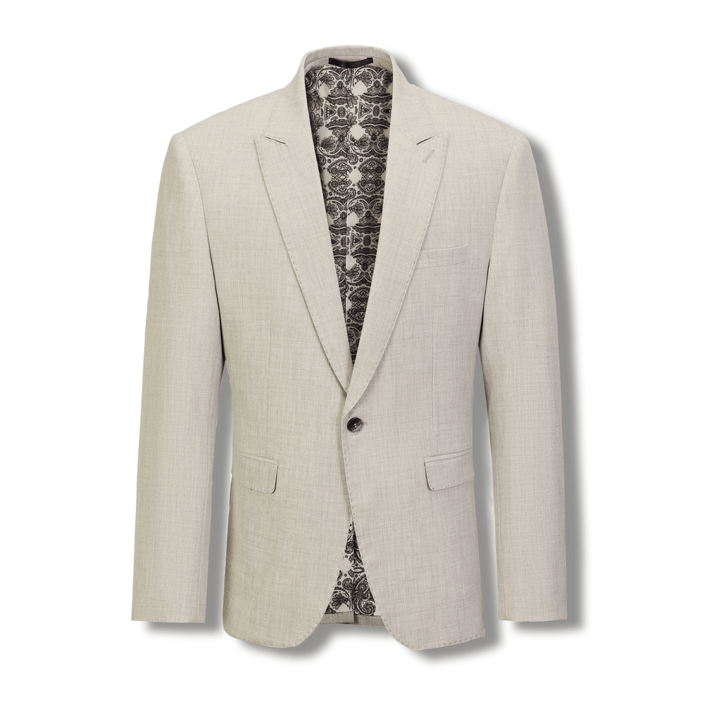 Stallone Plain Weave Stretch Boys Jacket SAND