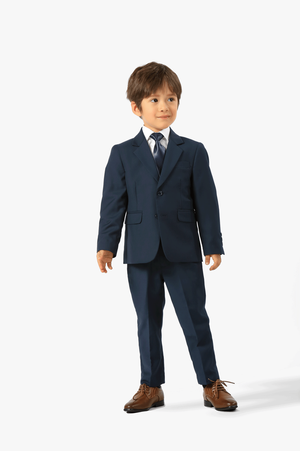 James Fine Twill Plain Boys Jacket BLUE (63)
