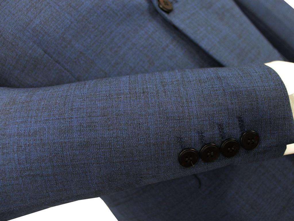 Kelly Slub Weave Plain Suit