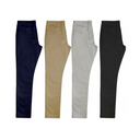 Ledger Peach Finish Fine Cotton Drill Slim Fit Chino BEIGE