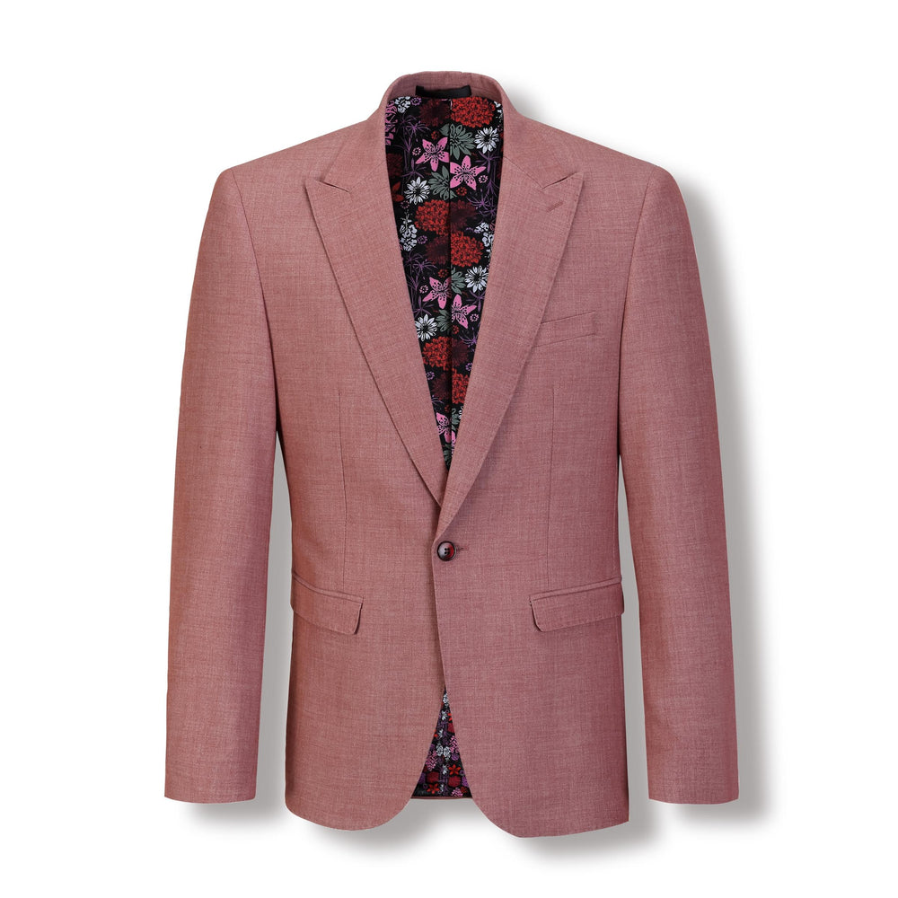 Waston Men's Peak Lapel Jacket CORAL PINK