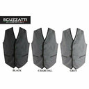 Bond Fine Twill Plain Vest BLACK