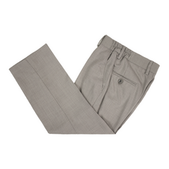 Harrison Plain Textured Flatfront Boys Trousers FAWN