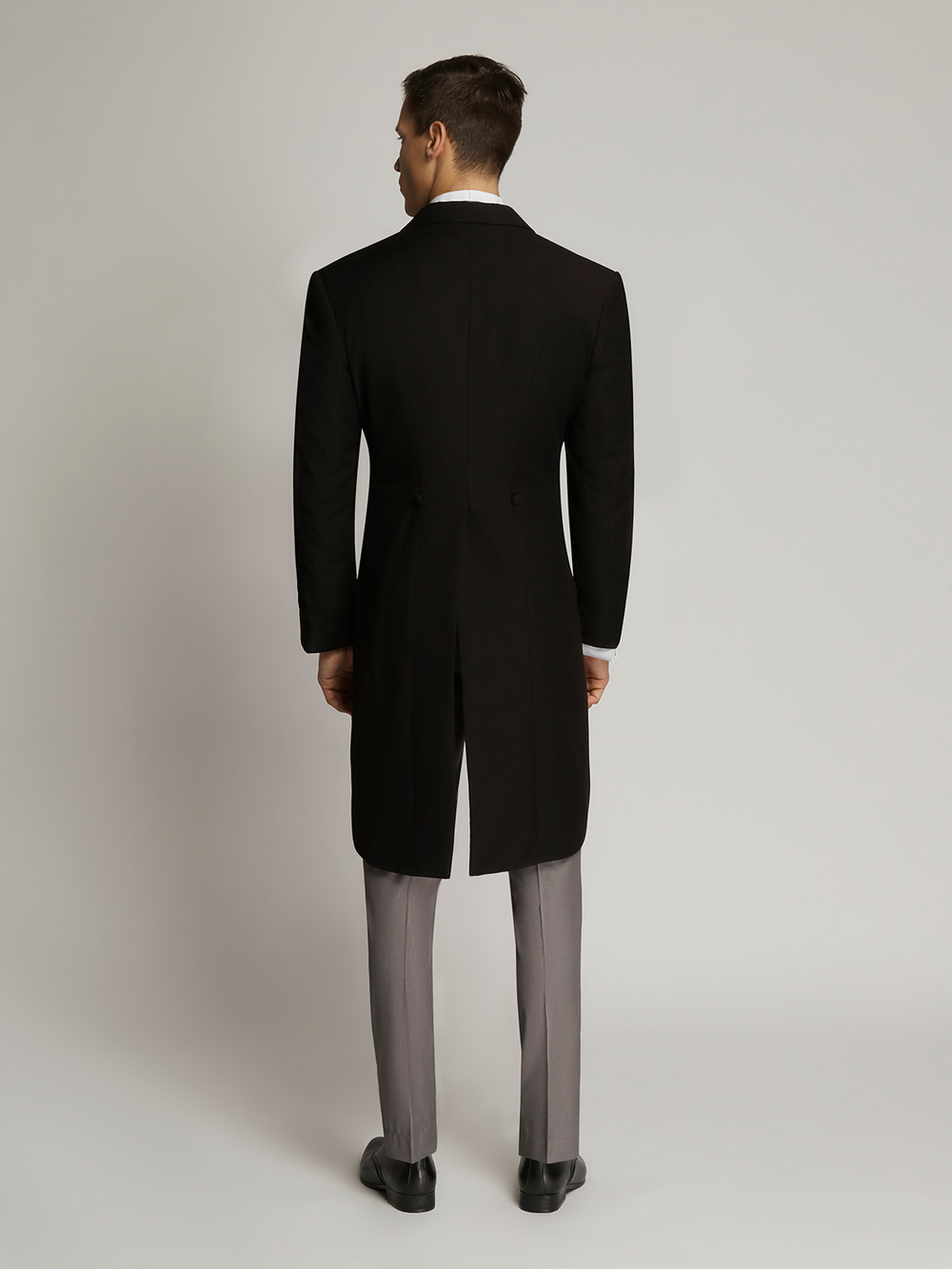 Sebastian Men's Morning Tails Jacket Black