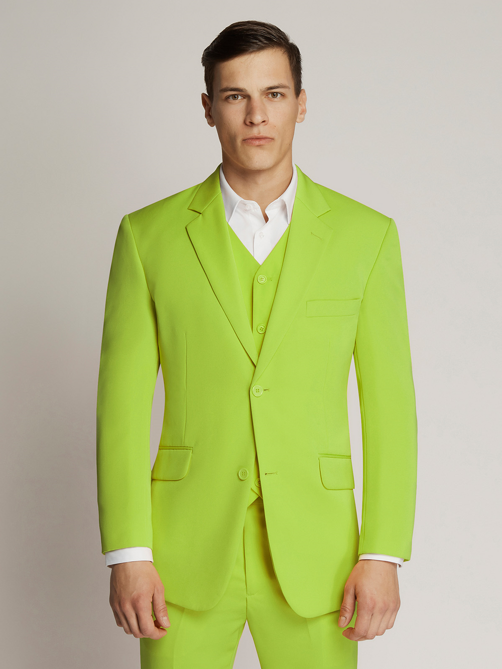Vegas Fine Twill Plain Microfibre Jacket GREEN