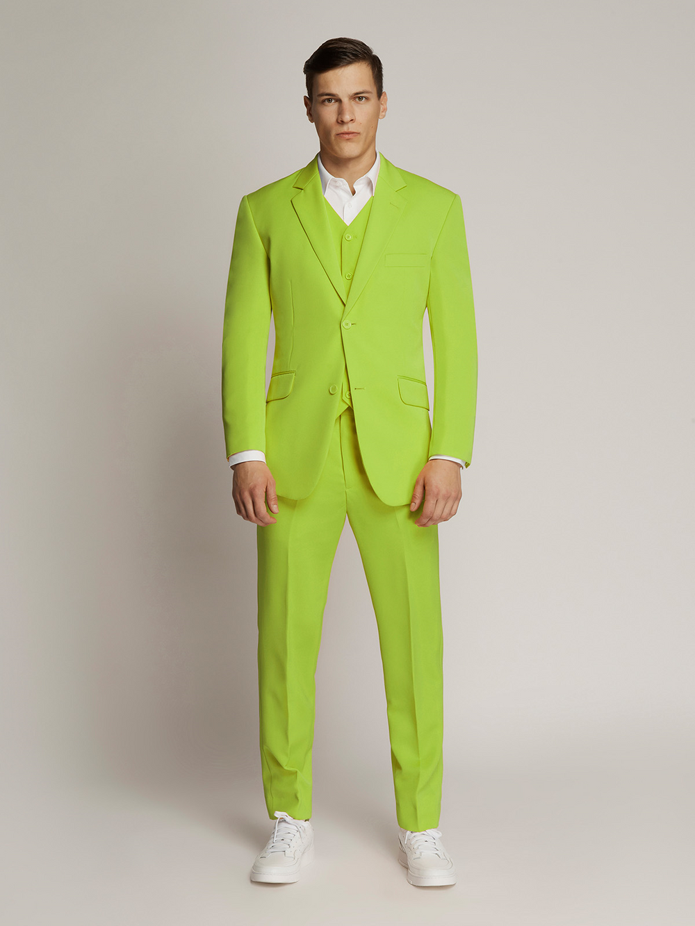 Vegas Fine Twill Plain Microfibre Jacket GREEN