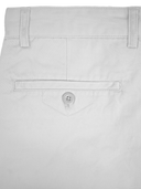 Ledger Cotton Elastane Chino Shorts SILVER