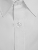 Duke Poplin Long Sleeve French Cuff Shirt Ivory