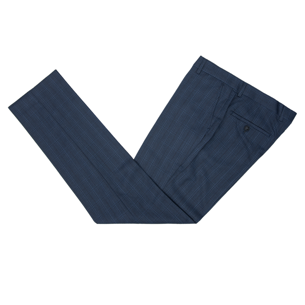 Brando Men's Flatfront Trousers NAVY