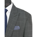Peak Lapel Jacket Charcoal